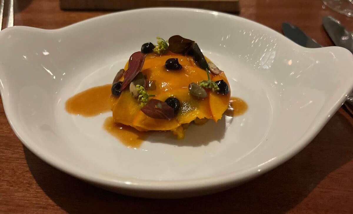 Pumpkin and smoked almond