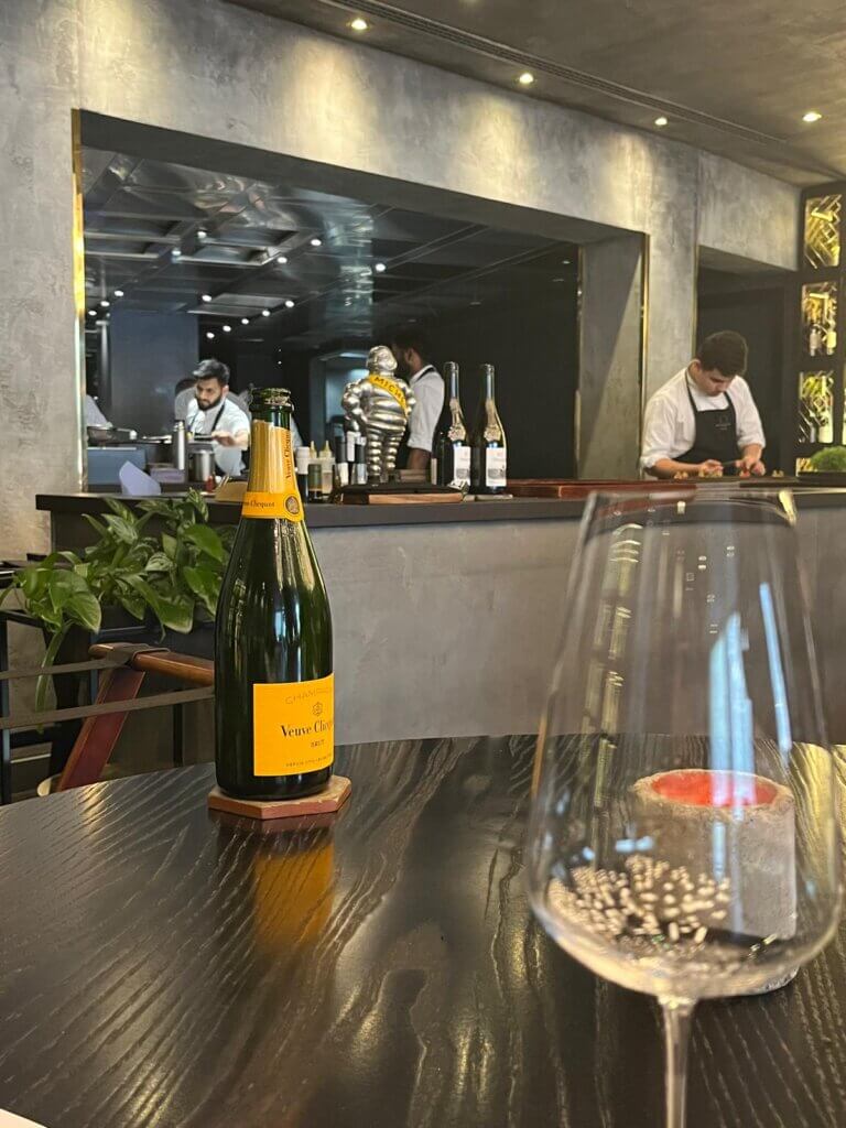Opheem's open kitchen